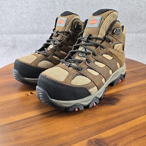 Merrell Moab 2 Mid Botas de Senderismo Impermeables Duraderas Marrón Mujer Talla 7m - Imagen 6 de 14