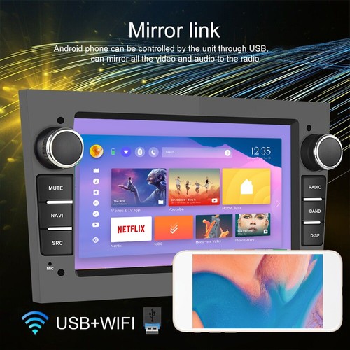 Android14 Autoradio GPS NAVI RDS Für Opel Astra H Corsa D Zafira B Meriva Vectra - Bild 12 von 13