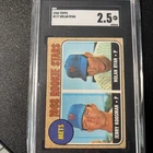 1968 Topps Nolan Ryan Rookie Card SGC 2.5 Graded Basball #177 Jerry Koosman