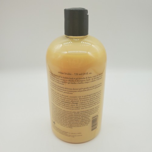 Philosophy CREME BRULEE 24fl oz 3-in-1 Shampoo Shower Gel Bubble Bath with Box - Picture 7 of 7