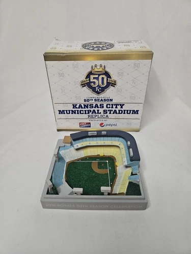 KC Kansas City Royals MLB Baseball 50th Season Municipal Stadium Replica