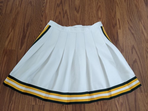 VARSITY Spirit Fashions Green white Cheerleader Skirt Cheer pleated high school - Picture 2 of 6