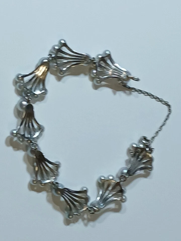 Vintage Mikimoto Akoya Cultured Pearl Bracelet 6.5 in Sterling Silver 925 - Image 2 of 4