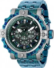 New Invicta Excursion 37886 Men’s 53.5mm Stainless Green Gunmetal Quartz Watch