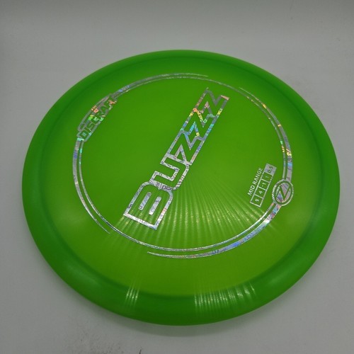 Discraft Z-Line Buzzz Green/Silver Logo Holo 175-176g 5/4/-1/1 - Picture 2 of 3