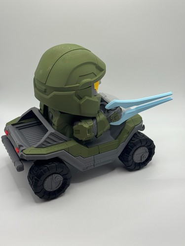 Master Chief and Warthog Chunk Halo Chunkable Chunky Toy Figurine Build Kit Kiln - Picture 10 of 11