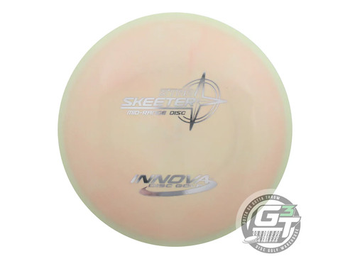 Gebrauchte Innova Star Skeeter 172g Peach Silver Foil PFN OOP Mitteltöner Golf Disc