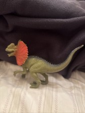Boley Dilophosaurus Dinosaur Toy Figure TM04 Oct 21 Rare 7" PVC Figure