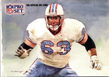  1991 Mike Munchak 63 Oilers 411 National Football League Sports Trading Card 