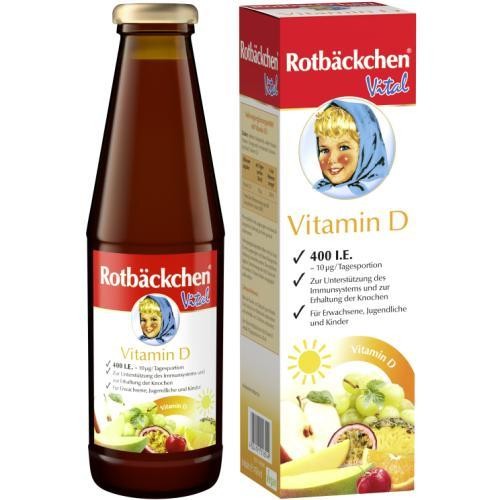 2x RABENHORST Rotbäckchen Vital Vitamin D 400 I.E. 450 ML - Bild 1 von 1