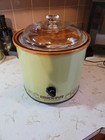 VINTAGE 1970's Rival Crock Pot Slow Cooker Green 3.5qt  TESTED AND WORKS