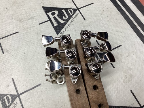 Grover Locking Rotomatic Tuners Tuning Keys Nickel Tulip 3x3