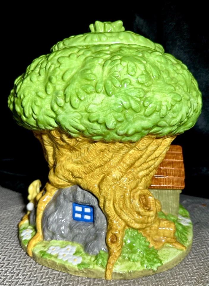 Tarro de galletas vintage Disney Mr. Sanders Tree House Winnie the Pooh Disney Store Foto 4 de 4