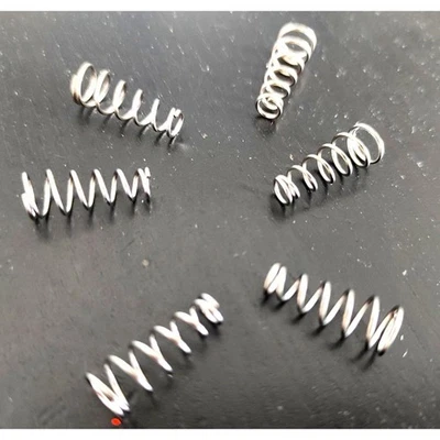ADPGUITARPARTS 6 Nickel Einstellfedern Für Micro Strat 18Mm