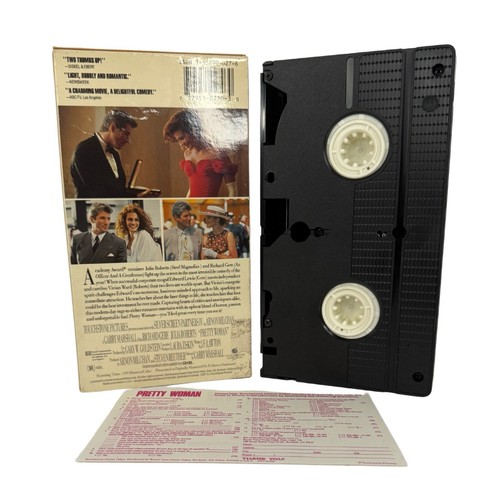 Pretty Woman 1990 VHS Video Tape Julia Roberts, Richard Gere Full Screen - Picture 2 of 4