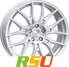 4x 2DRV WH42 race silber lackiert 8.5x20" ET35 LK5 112 ML 66.6 Alufelgen 20 Zoll