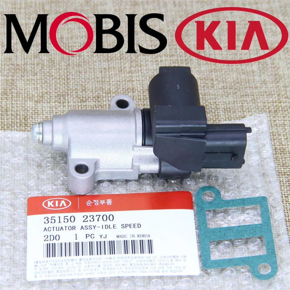 Válvula de control de aire de ralentí compatible con Hyundai Elantra Tiburon Tucson Kia Soul Spectra 2,0 L Foto 2 de 4