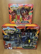 Power Rangers Jungle Fury Lote Red Thunder Roar y Deluxe Thunder Vehicle Set 2007