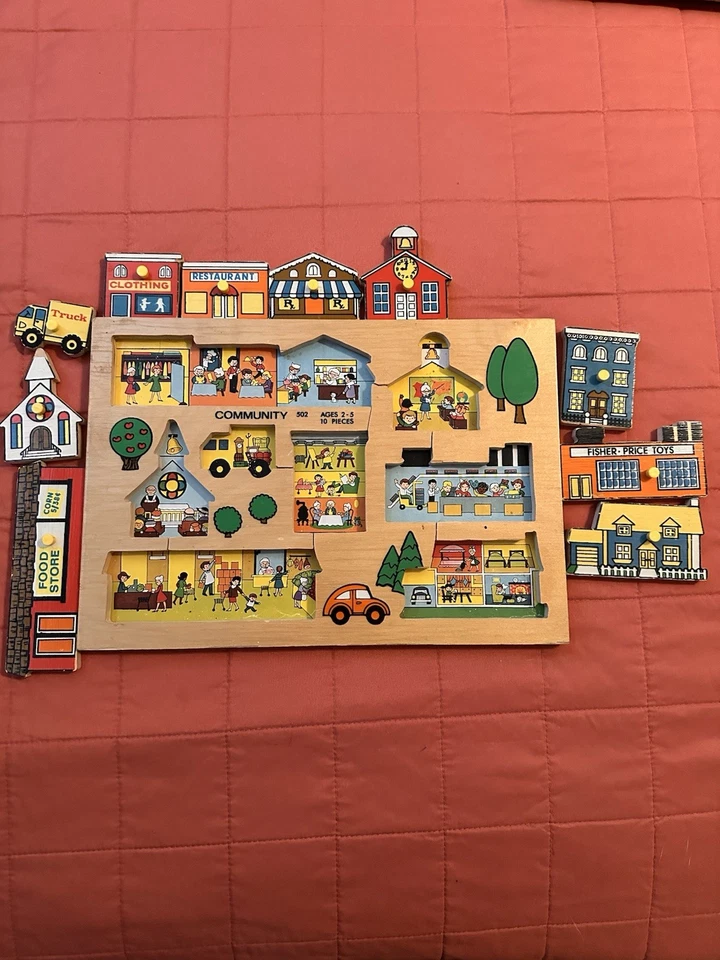 Vintage Puzzles Playskool Fisher-Price Connor Toys - Image 3 of 4