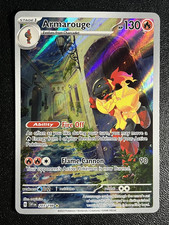 Pokemon TCG Scarlet & Violet Base Armarouge 203/198 NEAR MINT illustration Rare