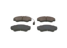 BOSCH Bremsbelagsatz, Scheibenbremse Vorderachse u.a. für CITROËN, FIAT, PEUGEOT