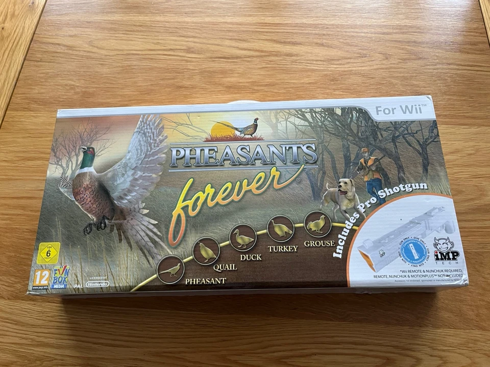 NEW! Pheasants Forever Limited Edition NINTENDO WII & WII U PAL/UK SEALED BOX! - Image 2 of 4