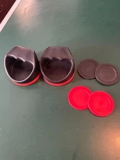 Air Hockey Pushers and Pucks - Air Hockey Paddles and Goal Handles Replacement