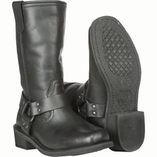 Highway 21 Spark Mens Leather Boots Black