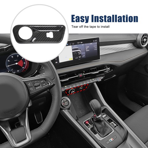 Real Carbon Fiber Cigarette Lighter Panel Trim For Alfa Romeo Tonale - Bild 14 von 16