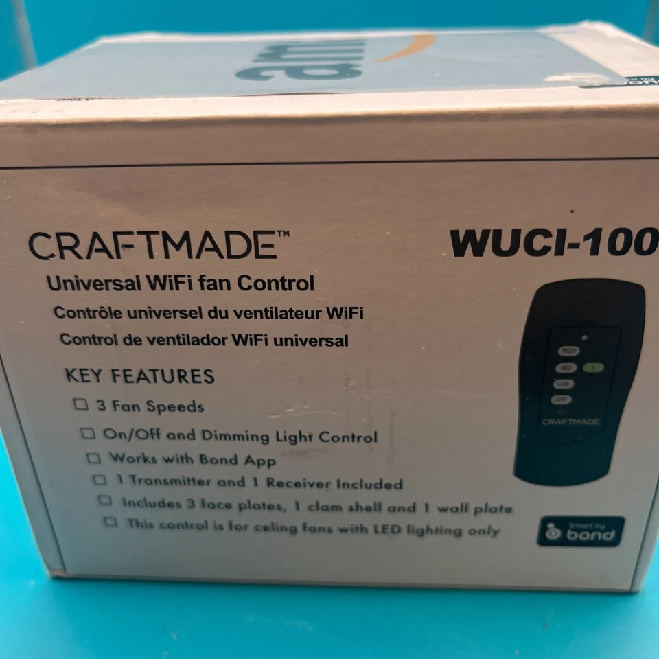 Accesorio de iluminación artesanal WUCI-1000 - Control de ventilador WiFi universal de 3 velocidades Foto 2 de 4