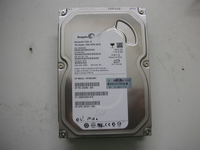 Ok ! Seagate barracuda 7200.10 160gb ST3160815AS 100441515 HPF0 Ok ! Seagate barracuda 7200.10 160gb ST3160815AS 100441515 HPF0
