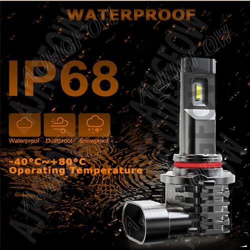 For Toyota Sienna 2011 2012-2020 6PC LED Headlight High Low + Fog Light Bulbs - Picture 6 of 12