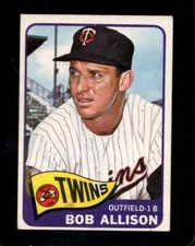 1965 TOPPS #180 BOB ALLISON VGEX TWINS *X103425