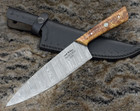 Chef knife 8", Kitchen Knife with Sheath Sharp Full Tang Custom Knife for Chefs