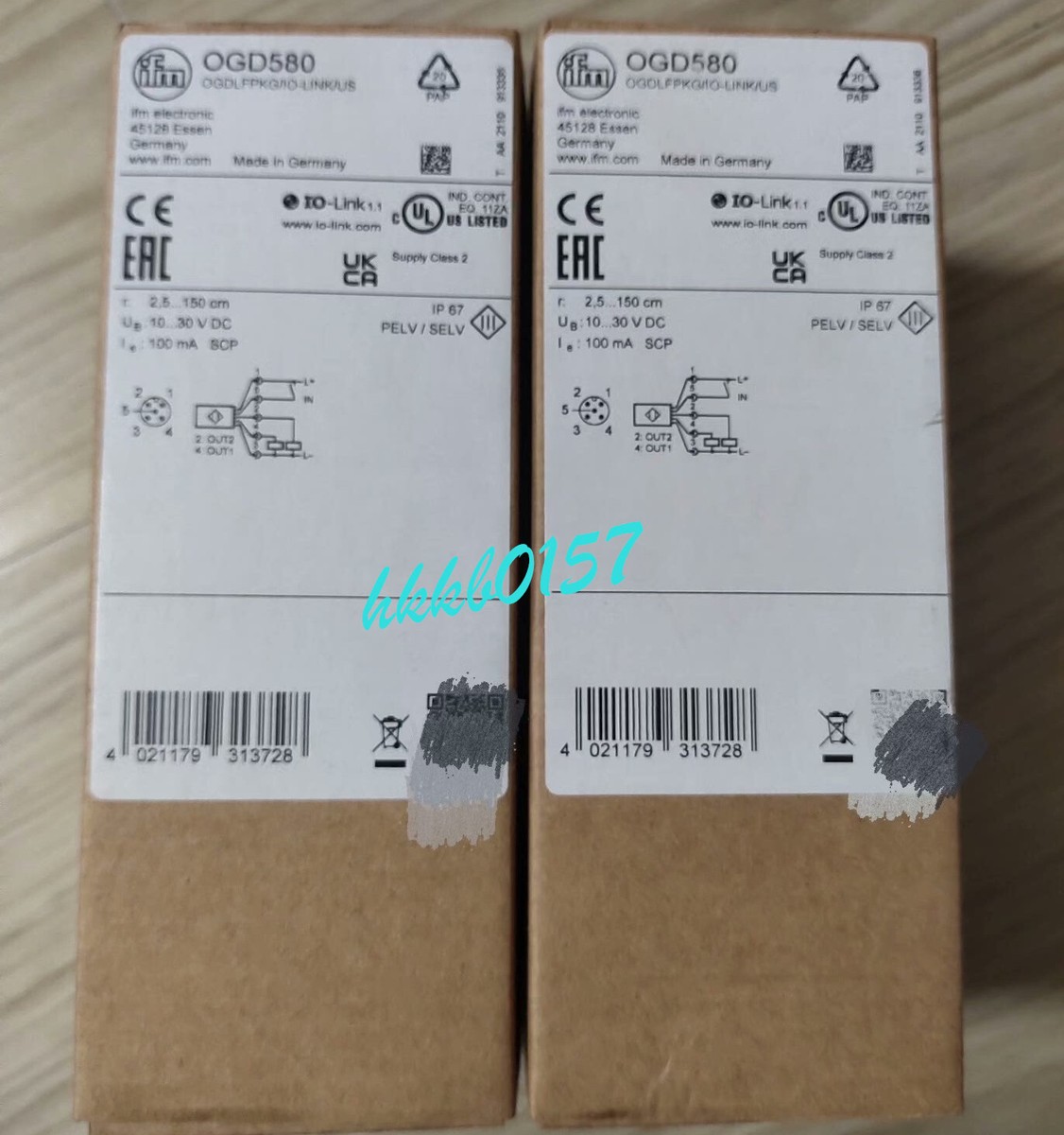 いれい 1 PCS IFM sensor OGD580