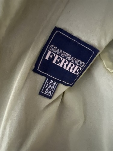 Gian Franco Ferre Junior Boy's Jacket Full Zip Italy Size 8A - Picture 7 of 9