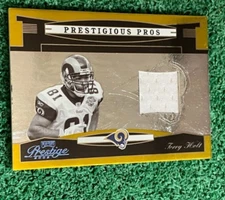 2005 Playoff Prestige - Prestigious Pros Jerseys Gold #PP-49 Torry Holt MEM /100