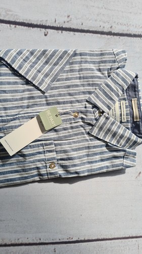 Hemd Tom Tailor Herren Shirt weiß blau Kurzarm Gr. M bis XL (1 824) NEU - Bild 7 von 7