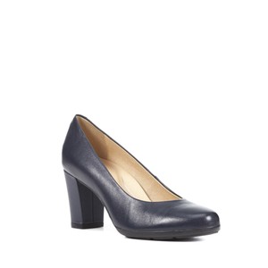 GEOX D745FC Nuovi Arrivi 2018 D collet Donna Pelle con Tacco 7 cm Colore Navy GEOX D745FC Nuovi Arrivi 2018 D collet Donna Pelle con Tacco 7 cm Colore Navy