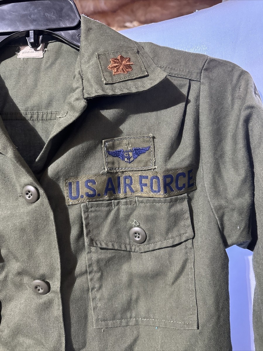 Vintage US Air Force OG-507 Women's Major Utility Shirt Long Vintage US Air Force OG-507 Women's Major Utility Shirt Long