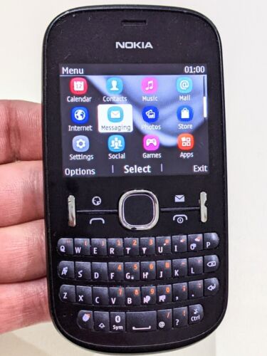 Nokia Asha 201 (02 Network) Mobile Phone Very Good Condition With Chargr - Picture 2 of 9