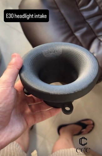 BMW E30 Headlight Intake – Air Duct Conversion for High Beam Delete - Bild 7 von 11