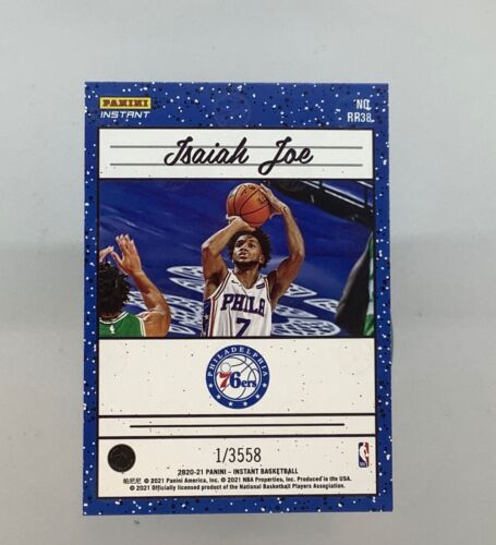 Isaiah Joe RC - 2020-21 Panini NBA BEWERTET ROOKIE RETRO Kurzdruck - #1 von 3.558 - Bild 2 von 2