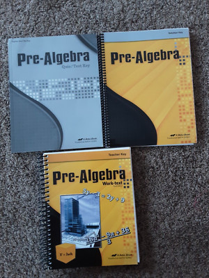 Abeka Pre-Algebra Third Edition Set