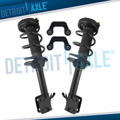 #ad #ad Rear Struts w Coil Spring Assembly Sway Bars Kit for 2002 2003 Subaru Impreza $195.28