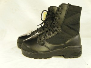 high leg steel toe cap boots