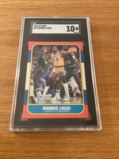 1986 86 Fleer Basketball Maurice Lucas #66 SGC 10 Pop 2 🔥🔥🔥