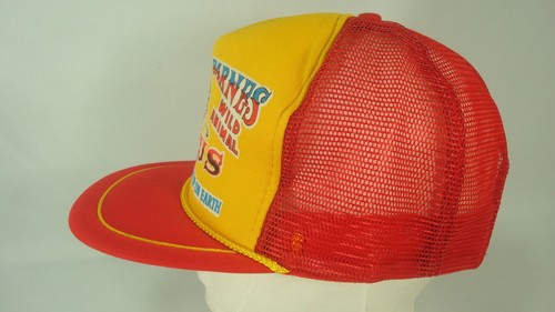 Vtg Circus Snapback Hat Carson & Barnes Wild Animals Americas Largest Big Top - Picture 2 of 10
