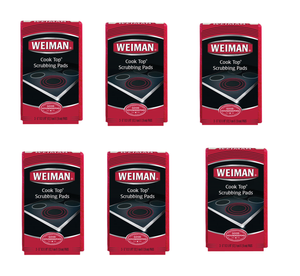 6 Packs Weiman Cooktop Scrubbing Pads 41598000454 Ebay