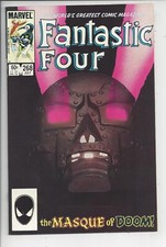Fantastic Four #268 NM-(9.0) 1984 - Elliot Brown Doom Mask Cover - Byrne Art